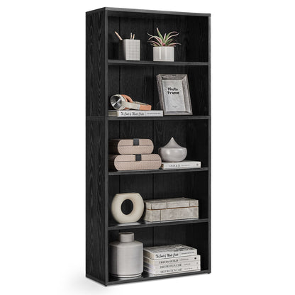 Bookshelf, 23.6 Inches Wide, 5-Tier Open Bookcase with Adjustable Storage Shelves, Floor Standing Unit - image 1