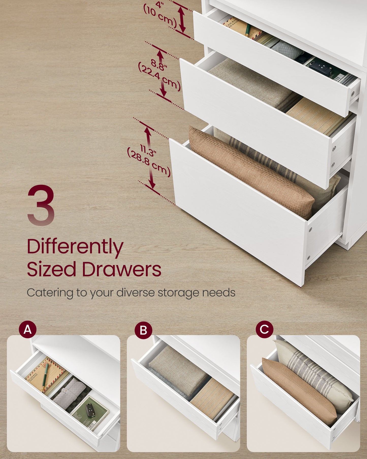 Bookshelf 180 cm Tall Bookcase with 3 Adjustable Shelves - image 4