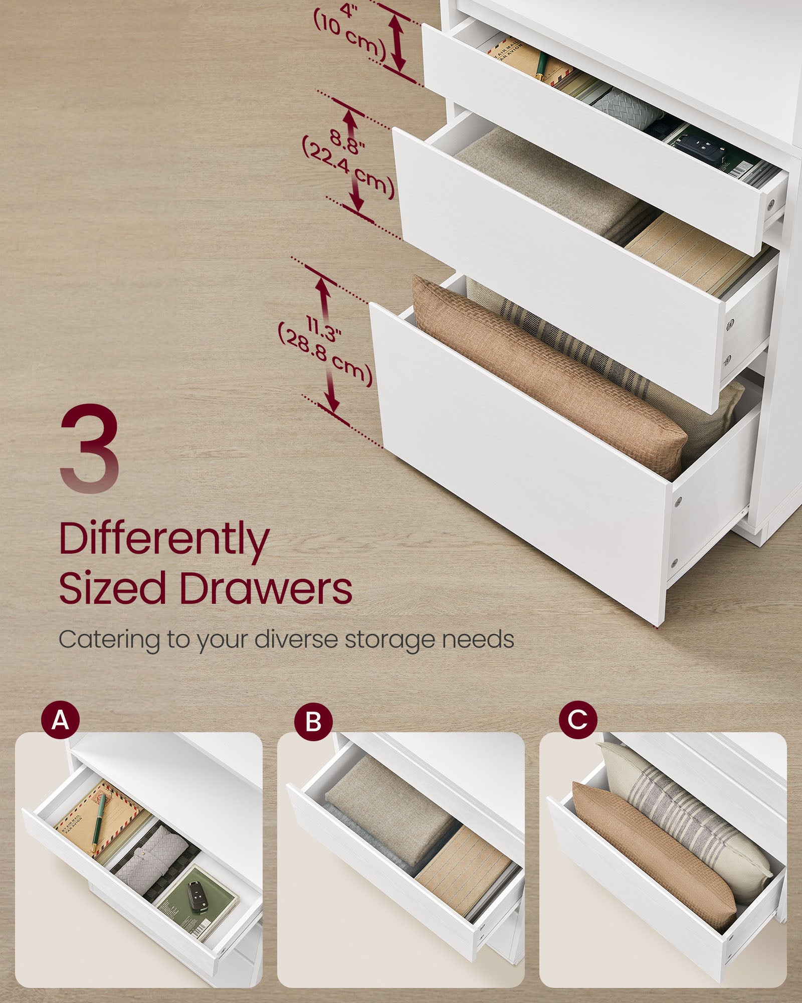 Bookshelf 180 cm Tall Bookcase with 3 Adjustable Shelves - image 4