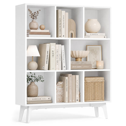 Mid-Century Modern 8-Cube Bookshelf - image 1