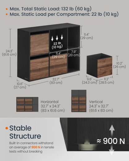 Superfast Toolless Assembly-Cube Storage Organizer