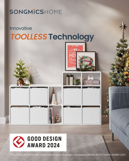 Superfast Toolless Assembly-Cube Storage Organizer