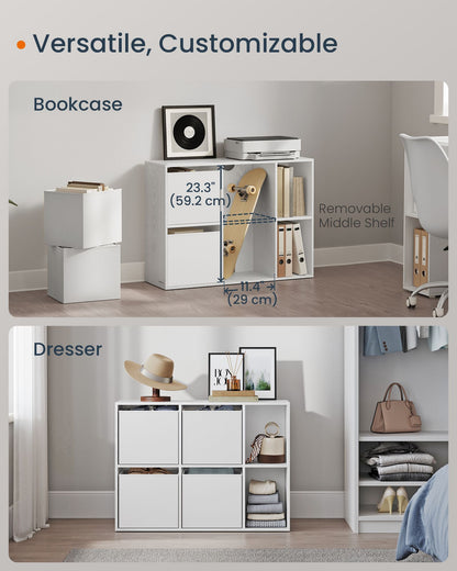 Superfast Toolless Assembly-Cube Storage Organizer