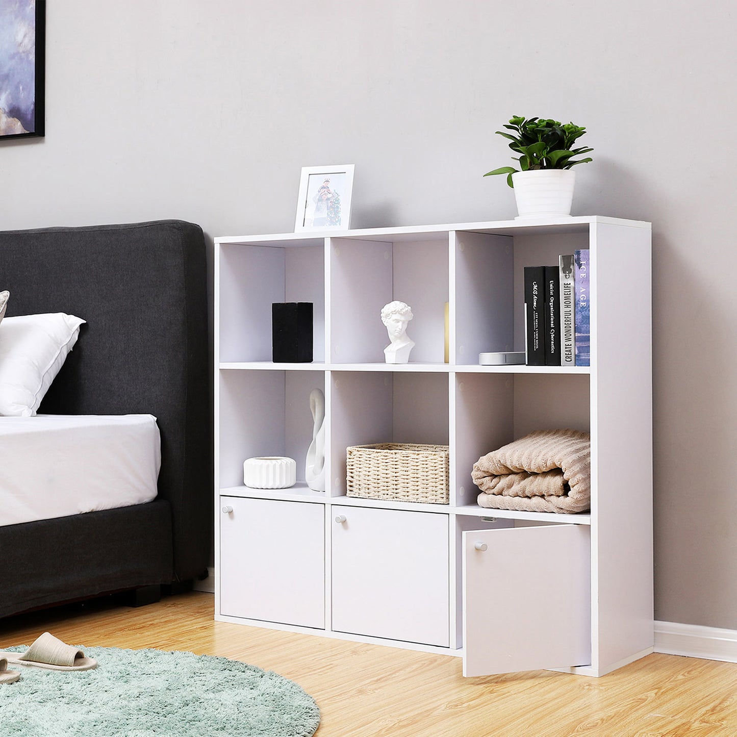 Bottom Cabinets Storage Bookcase - image 5
