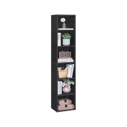 Bookshelf, 4-Tier, 9.4 x 11.8 x 41.7 Inches, Ebony Black - image 29