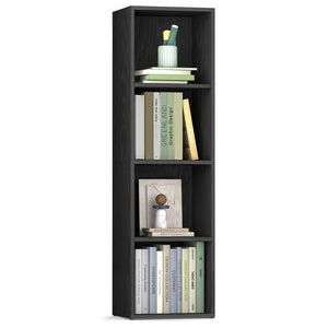 Bookshelf, 4-Tier, 9.4 x 11.8 x 41.7 Inches, Ebony Black - image 28