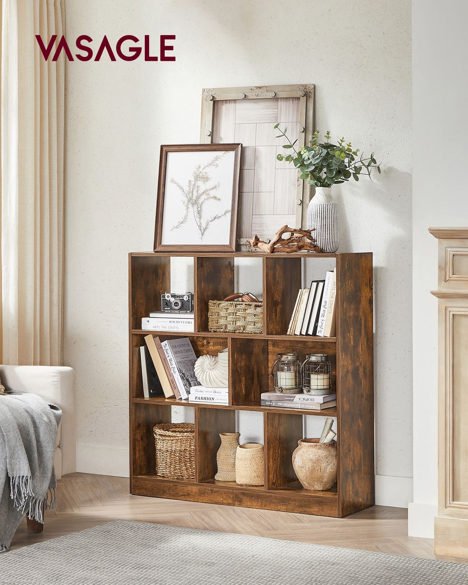 Wooden Free Standing Bookcase - image 11