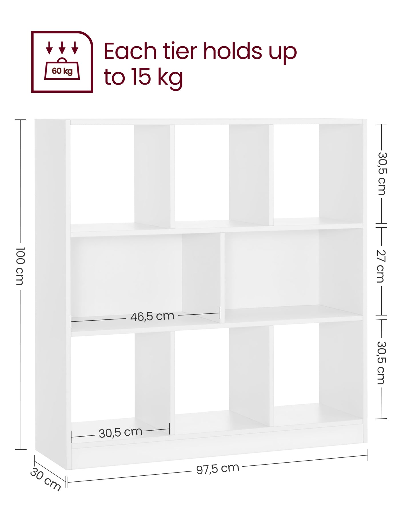 Wooden Free Standing Bookcase - image 6