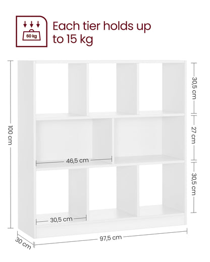Wooden Free Standing Bookcase - image 6