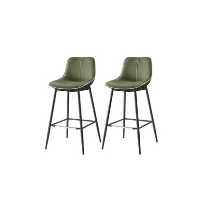Bar Height Bar Stools with Back Set of 2 - HWLEXTRA 