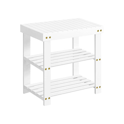 3-Tier Bamboo Shoe Rack Bench - image 67