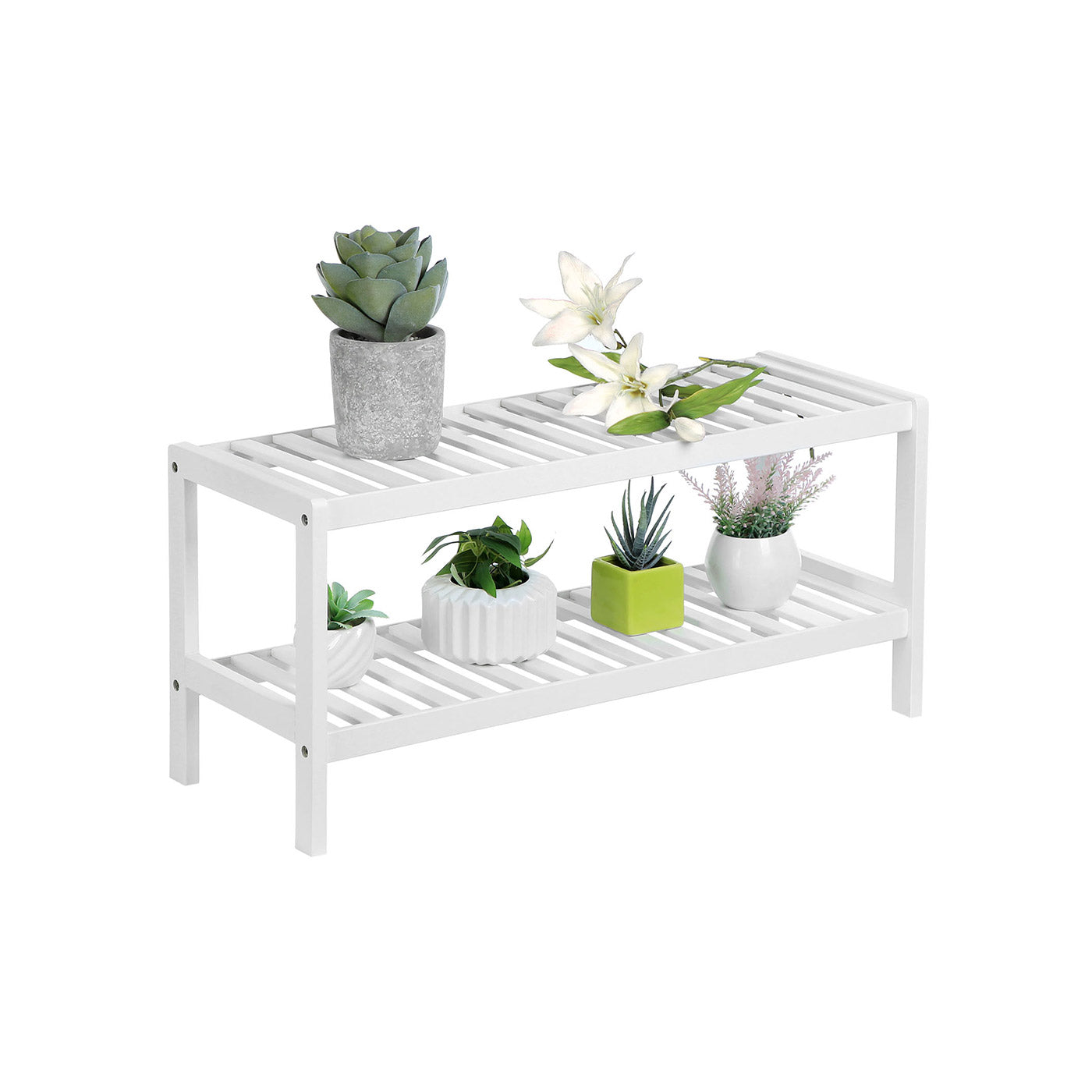 Natural Bamboo Shoe Rack - image 1
