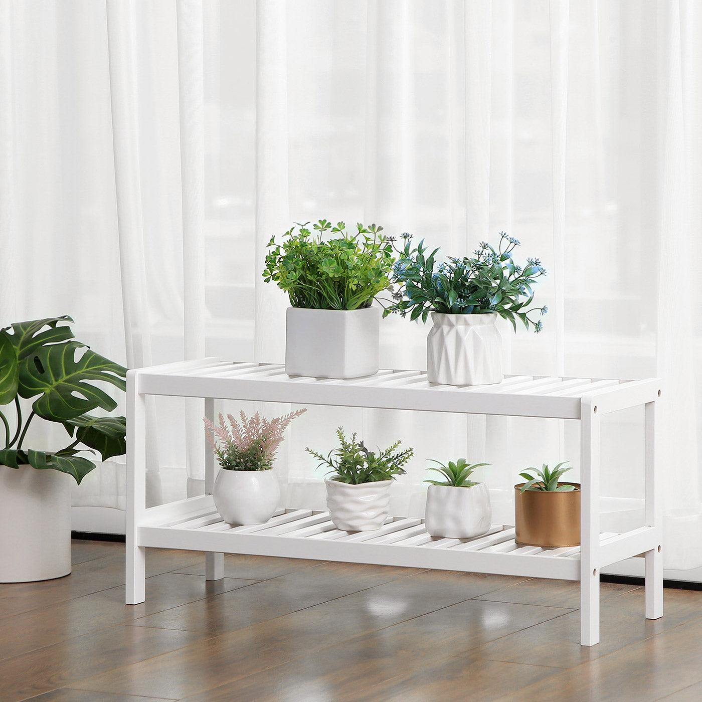 Natural Bamboo Shoe Rack - image 4