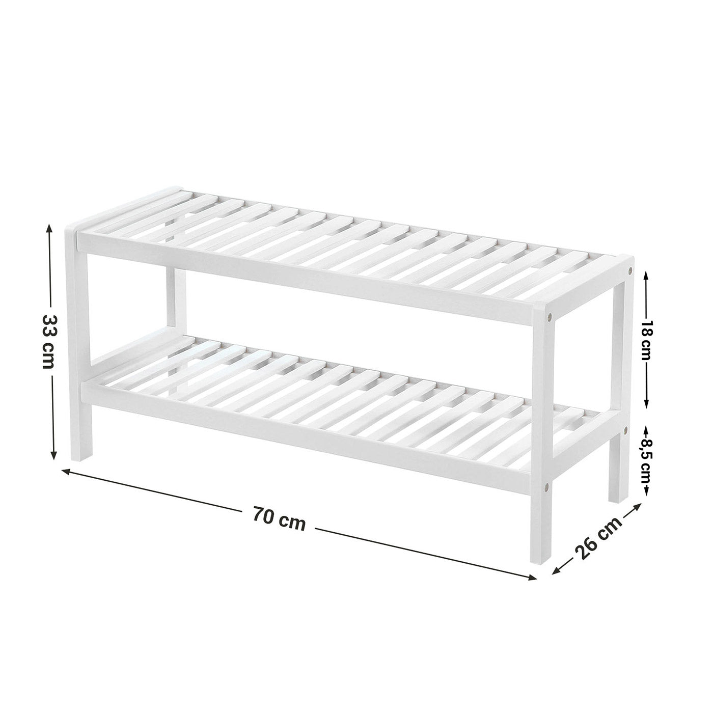 Natural Bamboo Shoe Rack - image 6