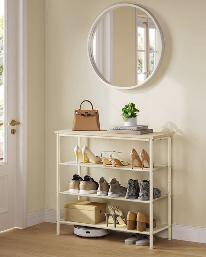 4 Tier Shoe Storage Rack for 9-12 Pairs of Shoes