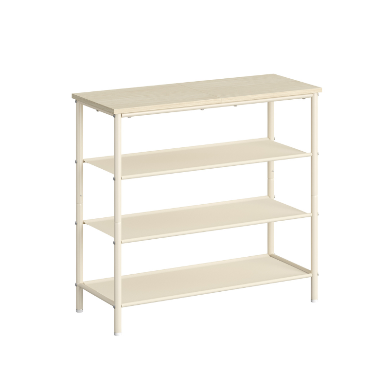 4 Tier Shoe Storage Rack for 9-12 Pairs of Shoes