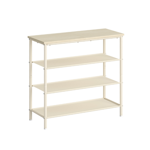 4 Tier Shoe Storage Rack for 9-12 Pairs of Shoes