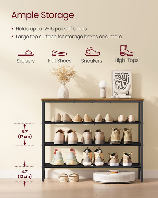 Shoe Rack, Shoe Storage Rack for Closet, Entryway, Living Room - image 1
