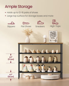 Shoe Rack, Shoe Storage Rack for Closet, Entryway, Living Room - image 1