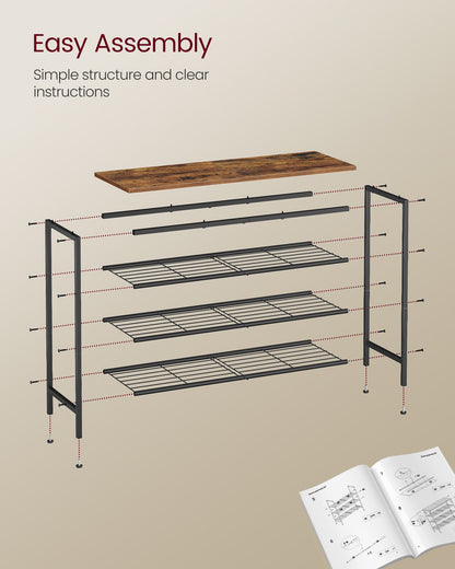 Shoe Rack, Shoe Storage Rack for Closet, Entryway, Living Room - image 4