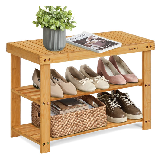 Bamboo Shoe Bench - image 1