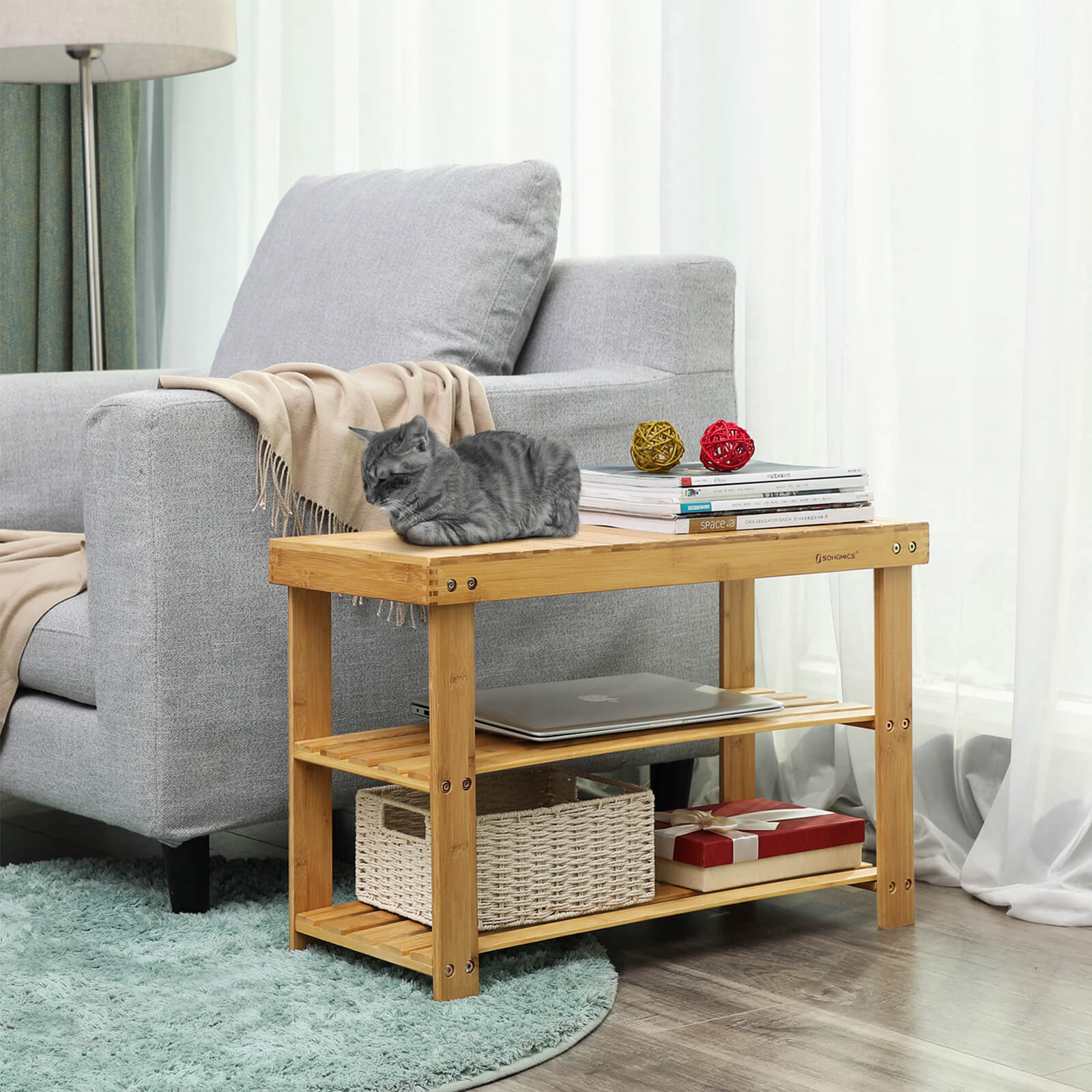 Bamboo Shoe Bench - image 3