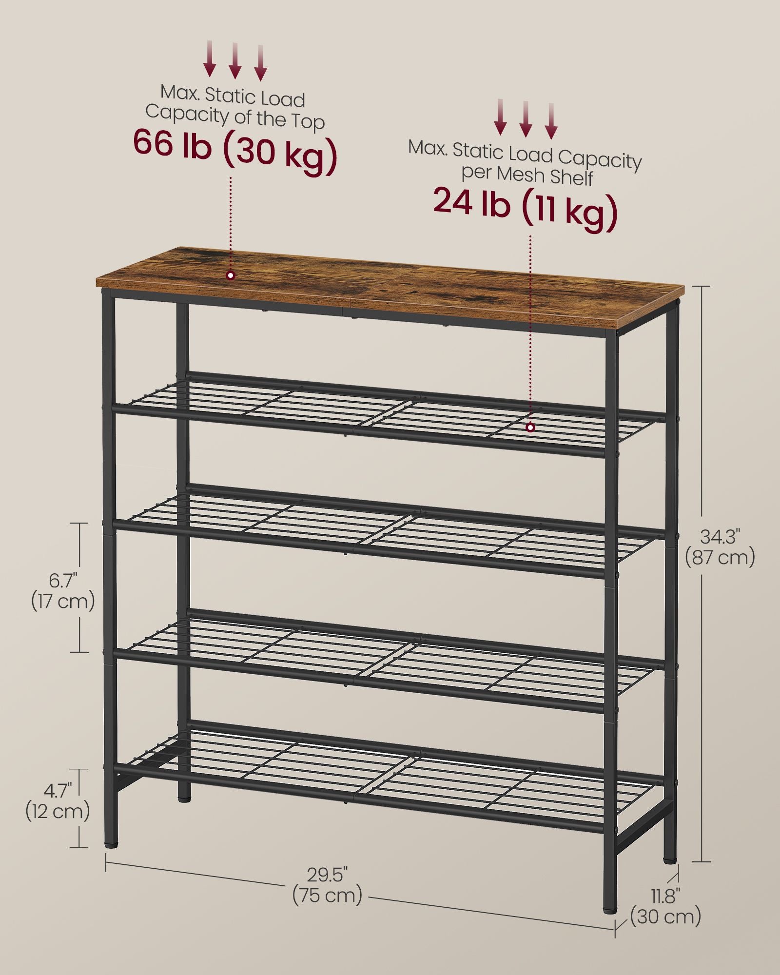Shoe Rack, Shoe Storage Rack for Closet, Entryway, Living Room - image 8