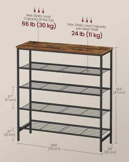 Shoe Rack, Shoe Storage Rack for Closet, Entryway, Living Room - image 8