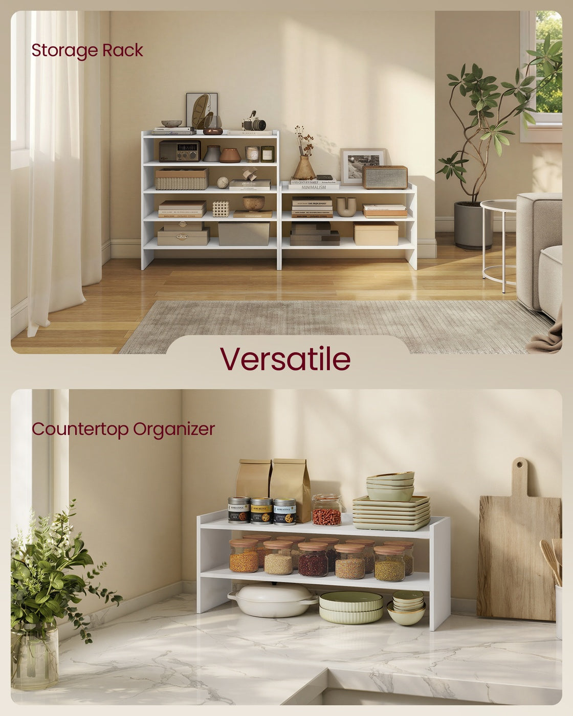 Stackable shoe rack shelf for closet or entryway 2 Tiers - image 7