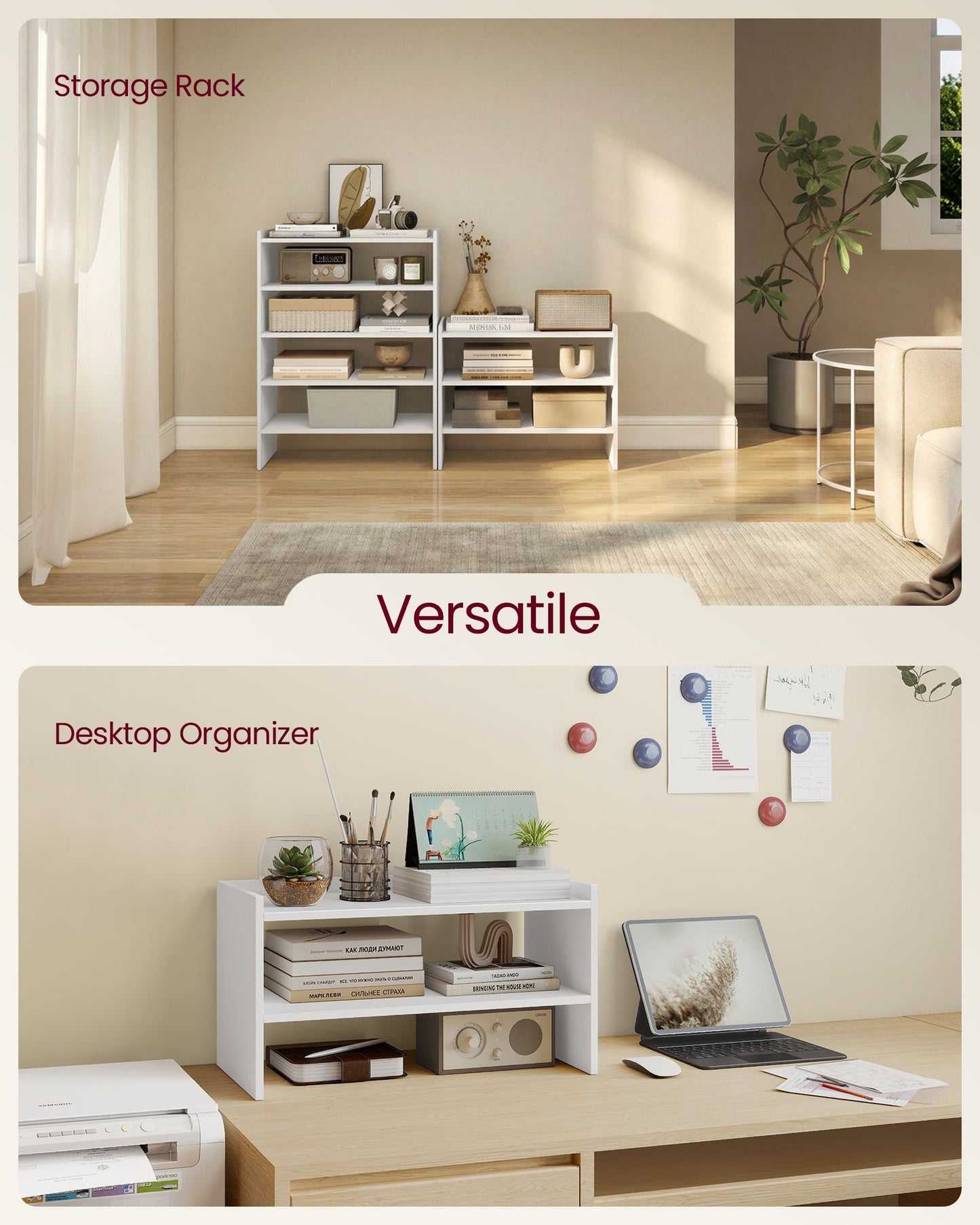Stackable shoe rack shelf for closet or entryway 2 Tiers - image 13
