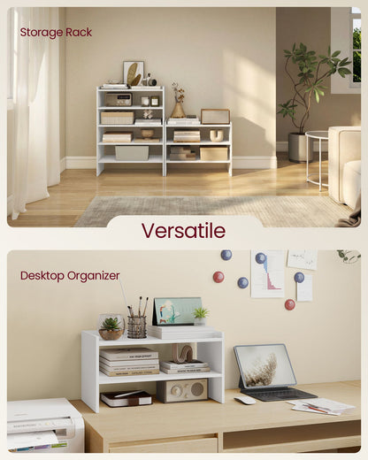 Stackable shoe rack shelf for closet or entryway 2 Tiers - image 13