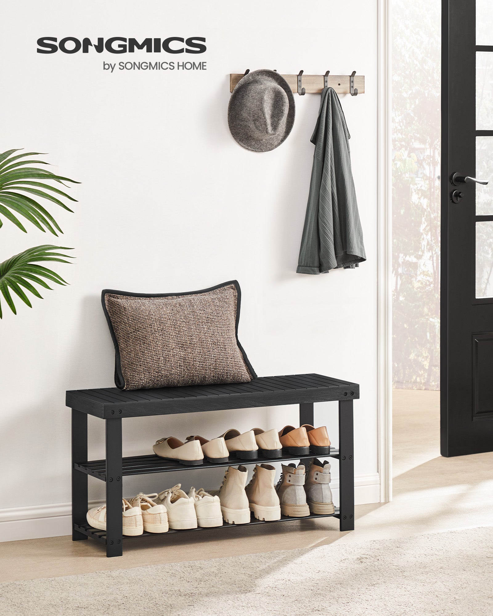 3-Tier Bamboo Shoe Rack Bench - image 41