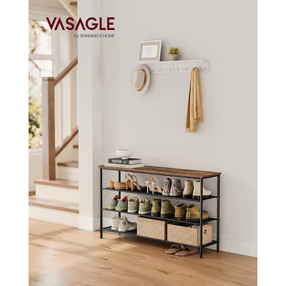4 Tier Shoe Storage Rack for 15-18 Pairs of Shoes