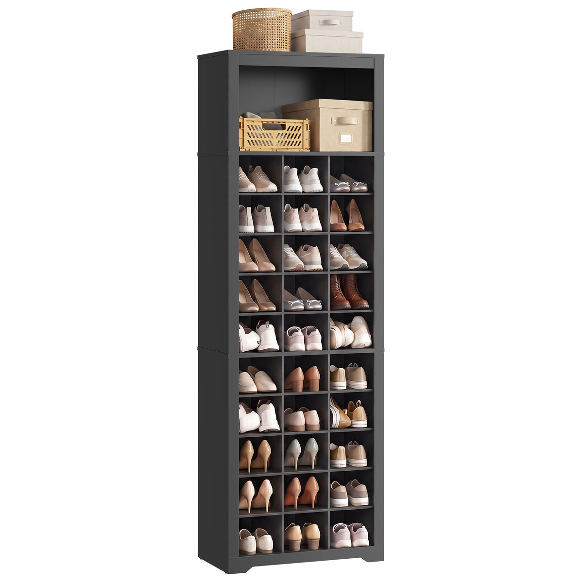 Shoe Storage Cabinet, 10 Tier Shoe Rack Organizer, Holds Up to 30 Pairs of Shoes, for Entryway Bedroom - image 1