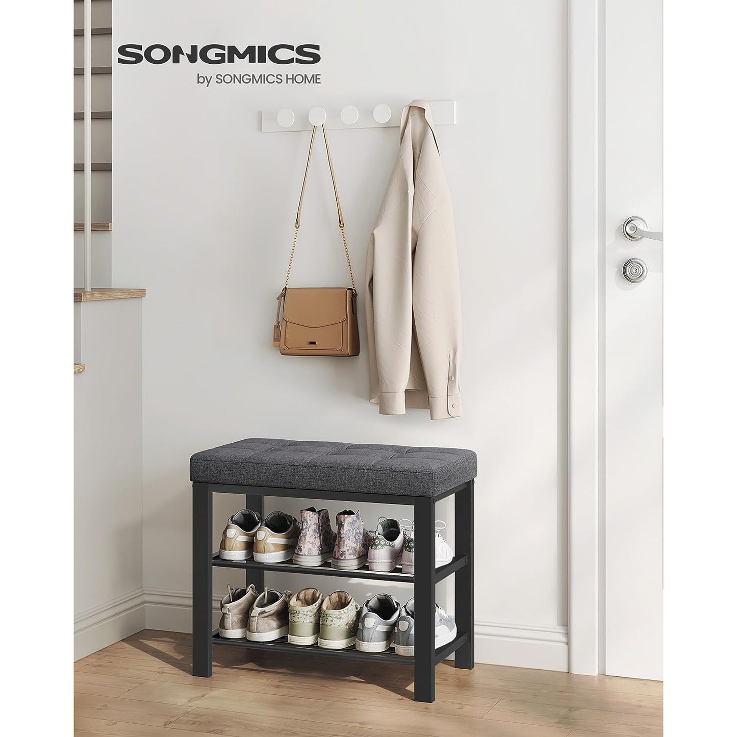Shoe Bench with Cushion