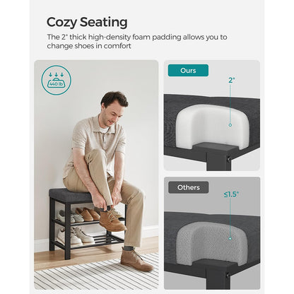 Shoe Bench with Cushion