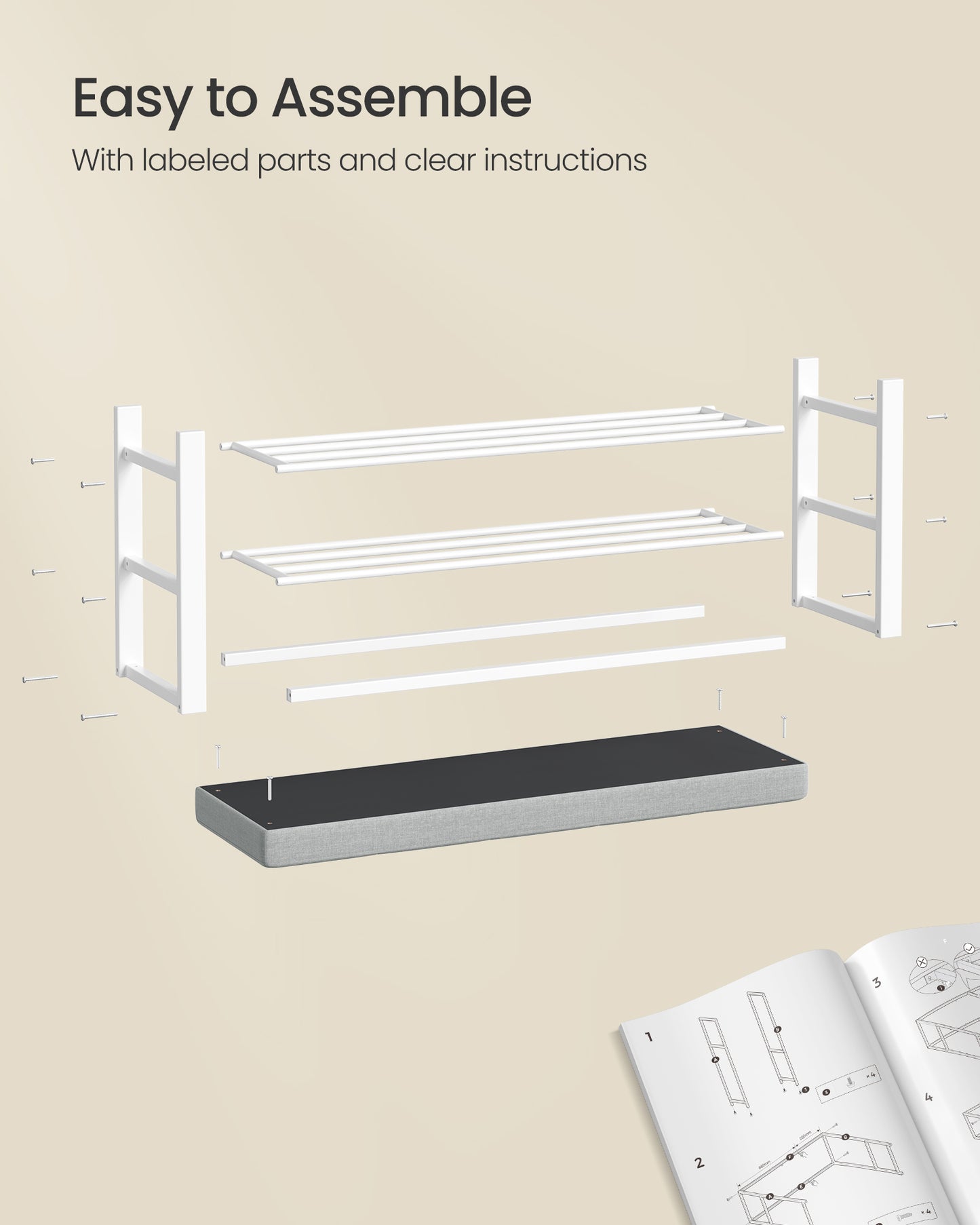Shoe Bench with Cushion