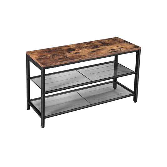 Mesh Shelves Shoe Bench - image 1
