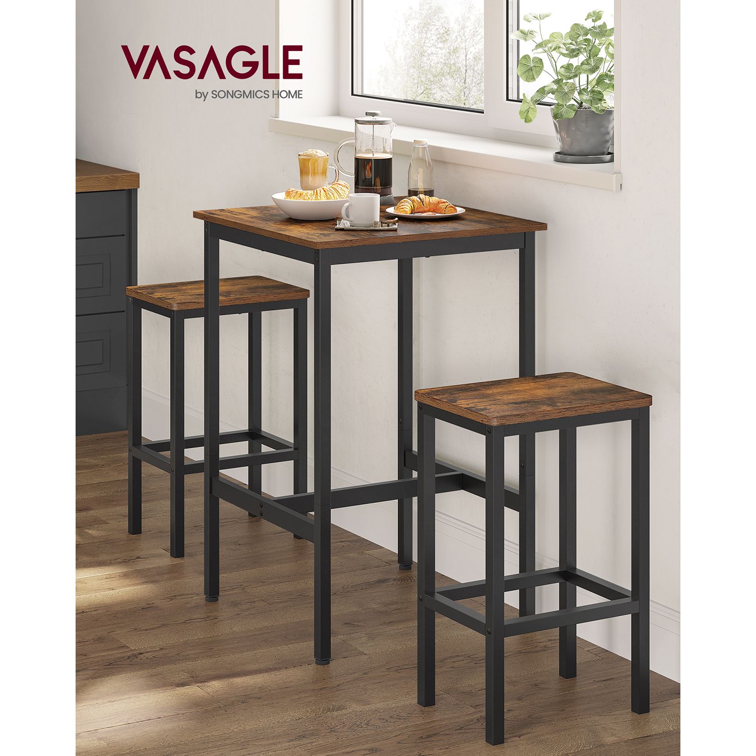 Bar Table and Chairs Set - HWLEXTRA 