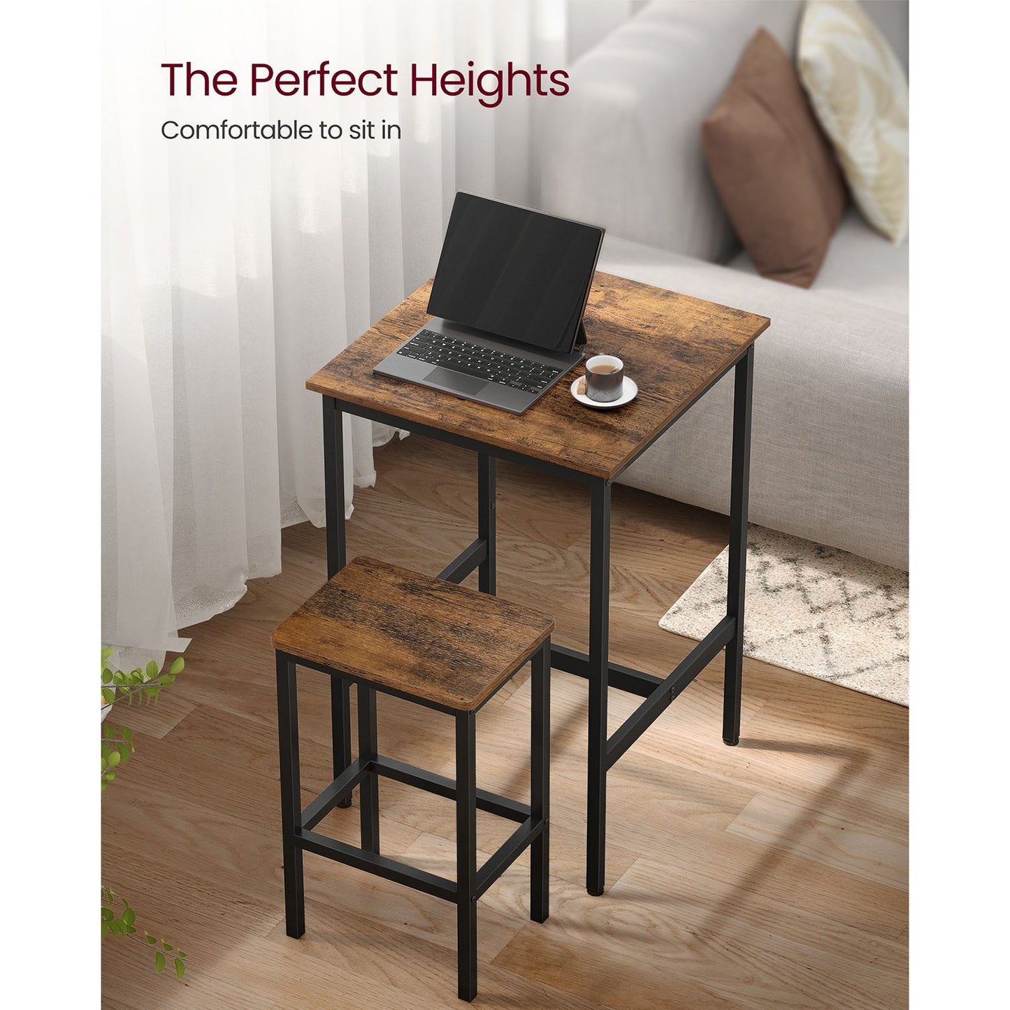 Bar Table and Chairs Set - HWLEXTRA 