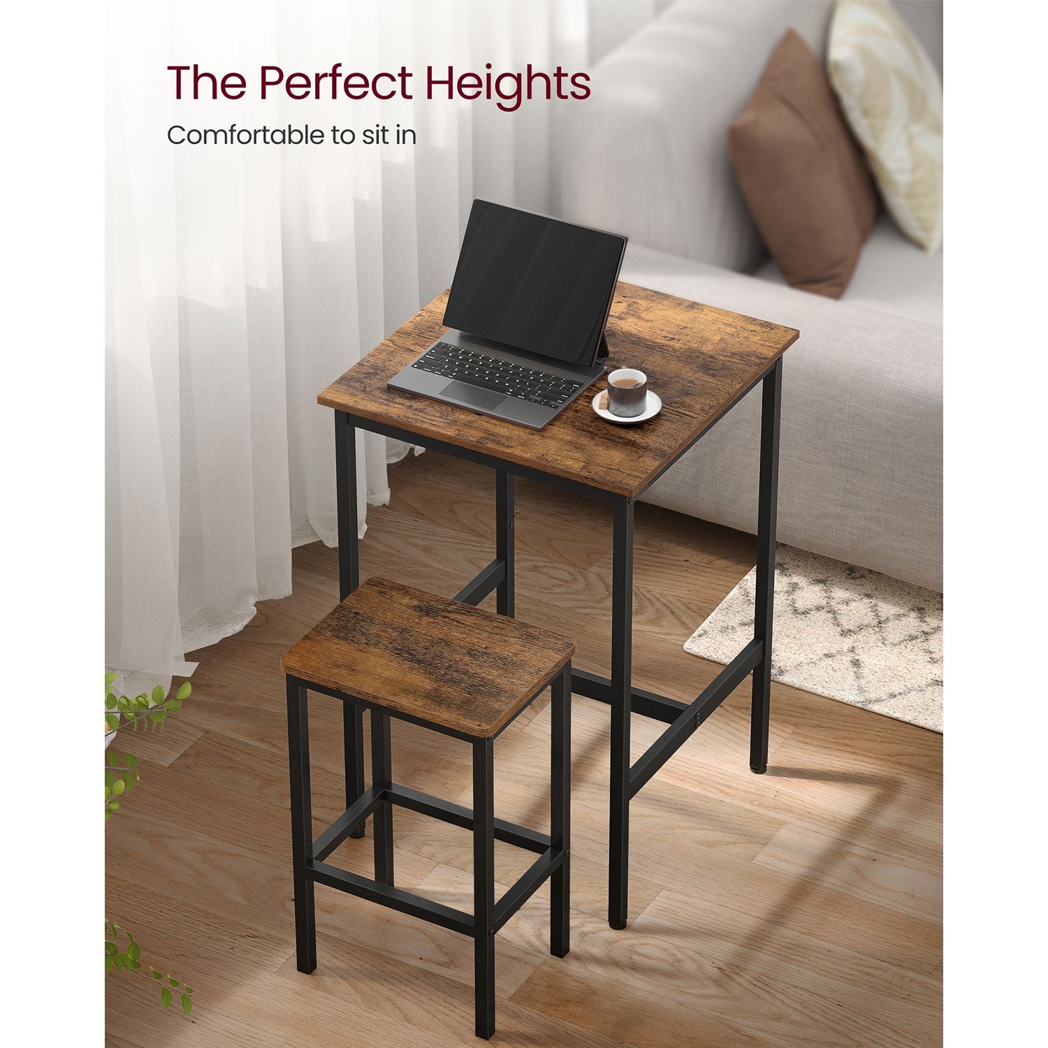 Bar Table and Chairs Set - HWLEXTRA 