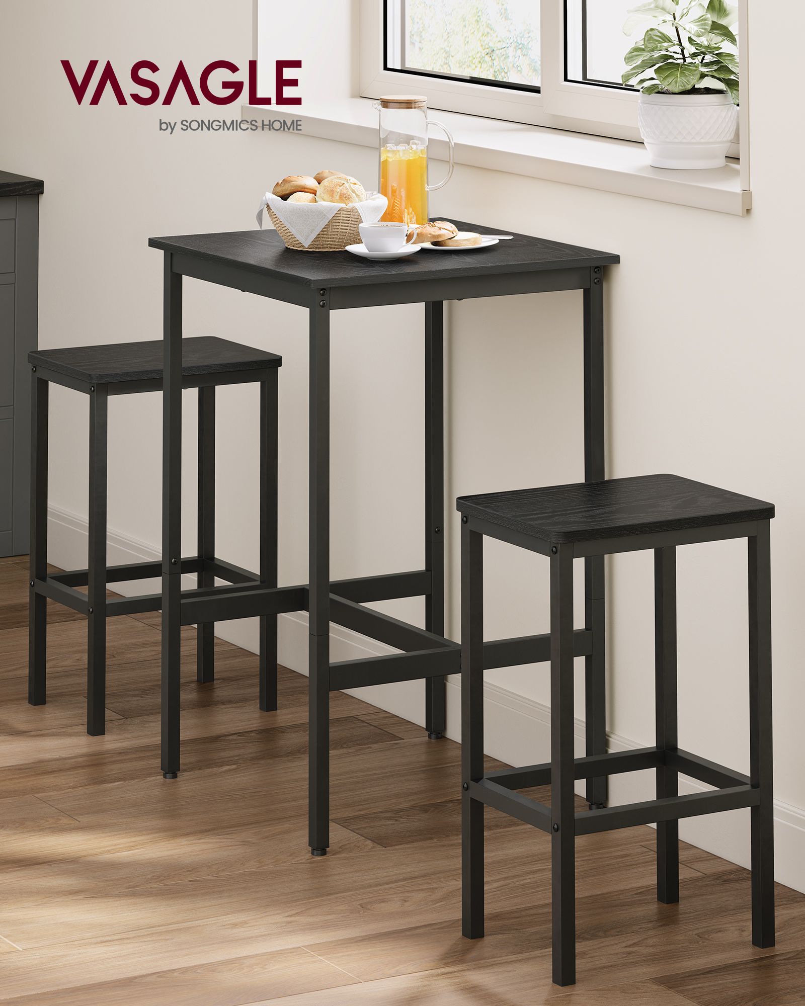 Bar Table and Chairs Set - HWLEXTRA 