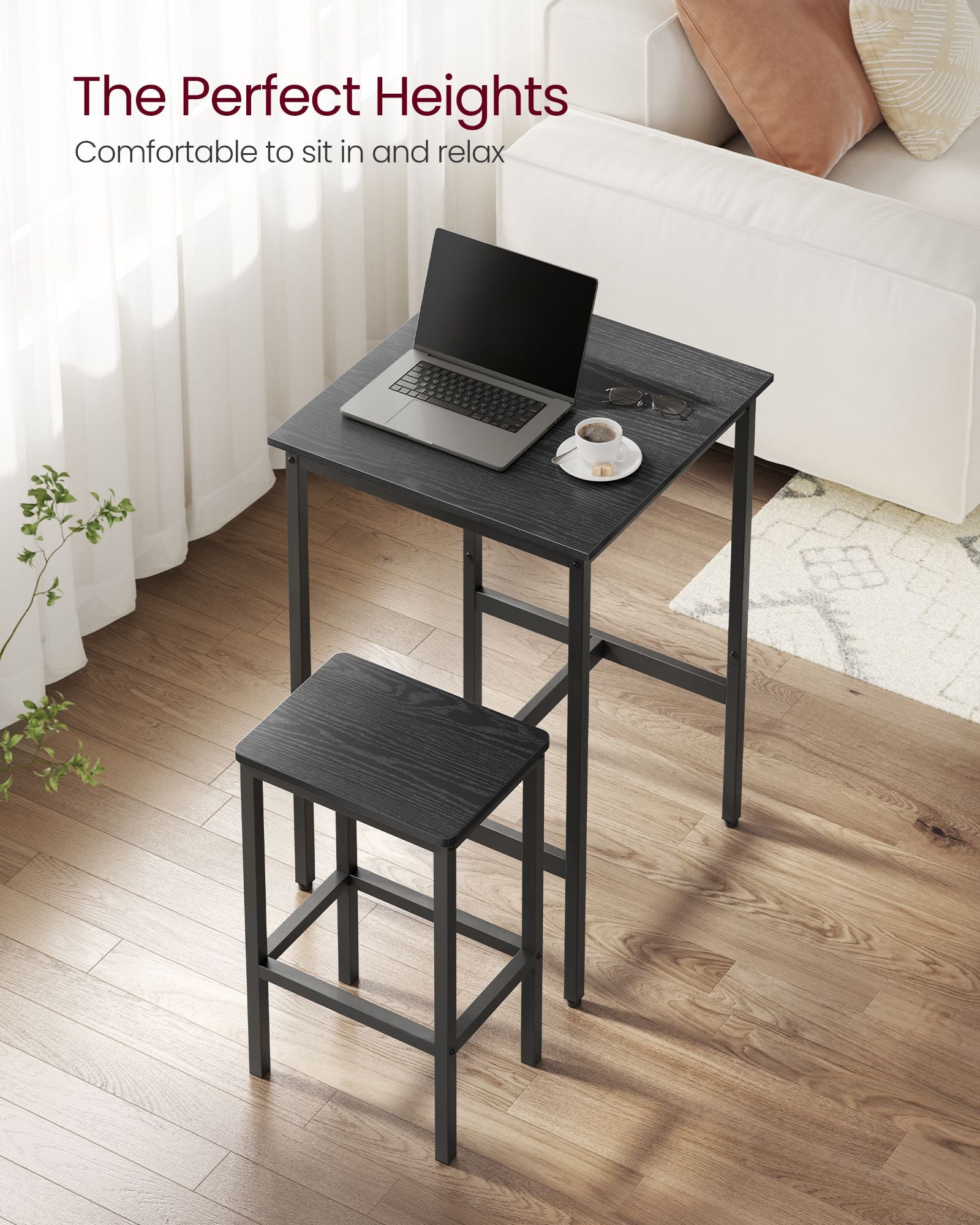Bar Table and Chairs Set - HWLEXTRA 