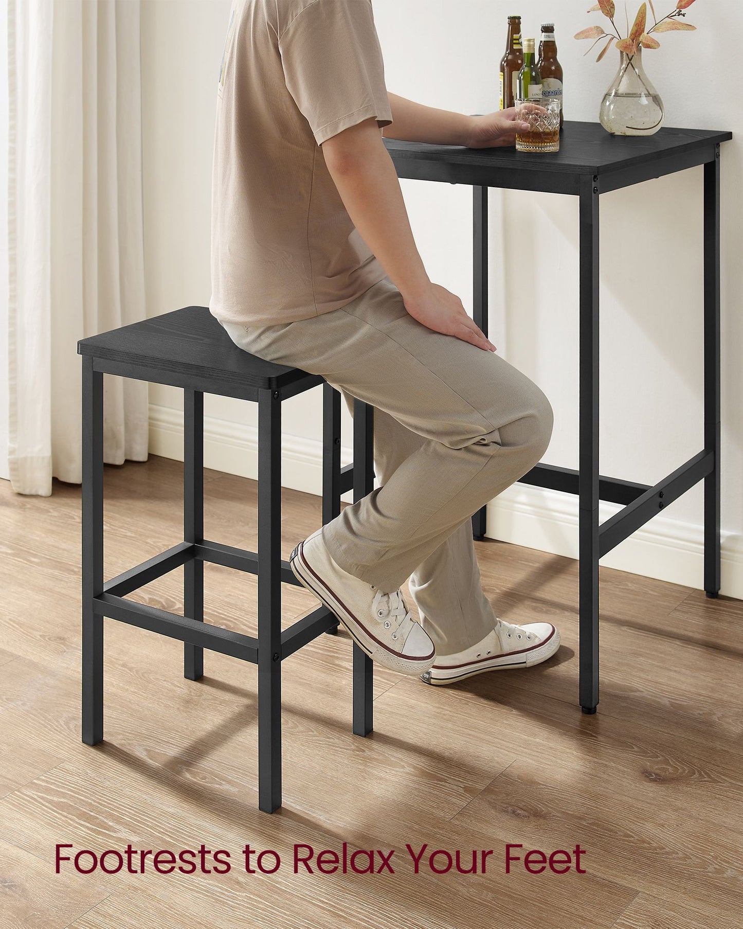Bar Table and Chairs Set - HWLEXTRA 
