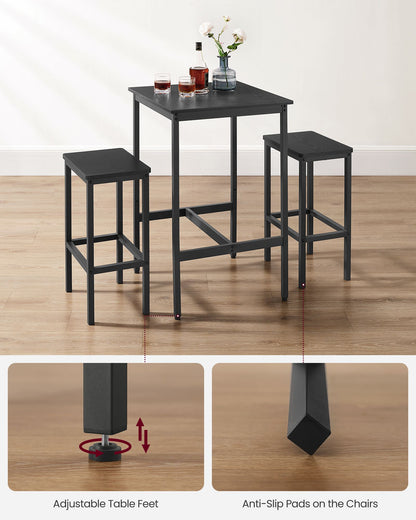 Bar Table and Chairs Set - HWLEXTRA 