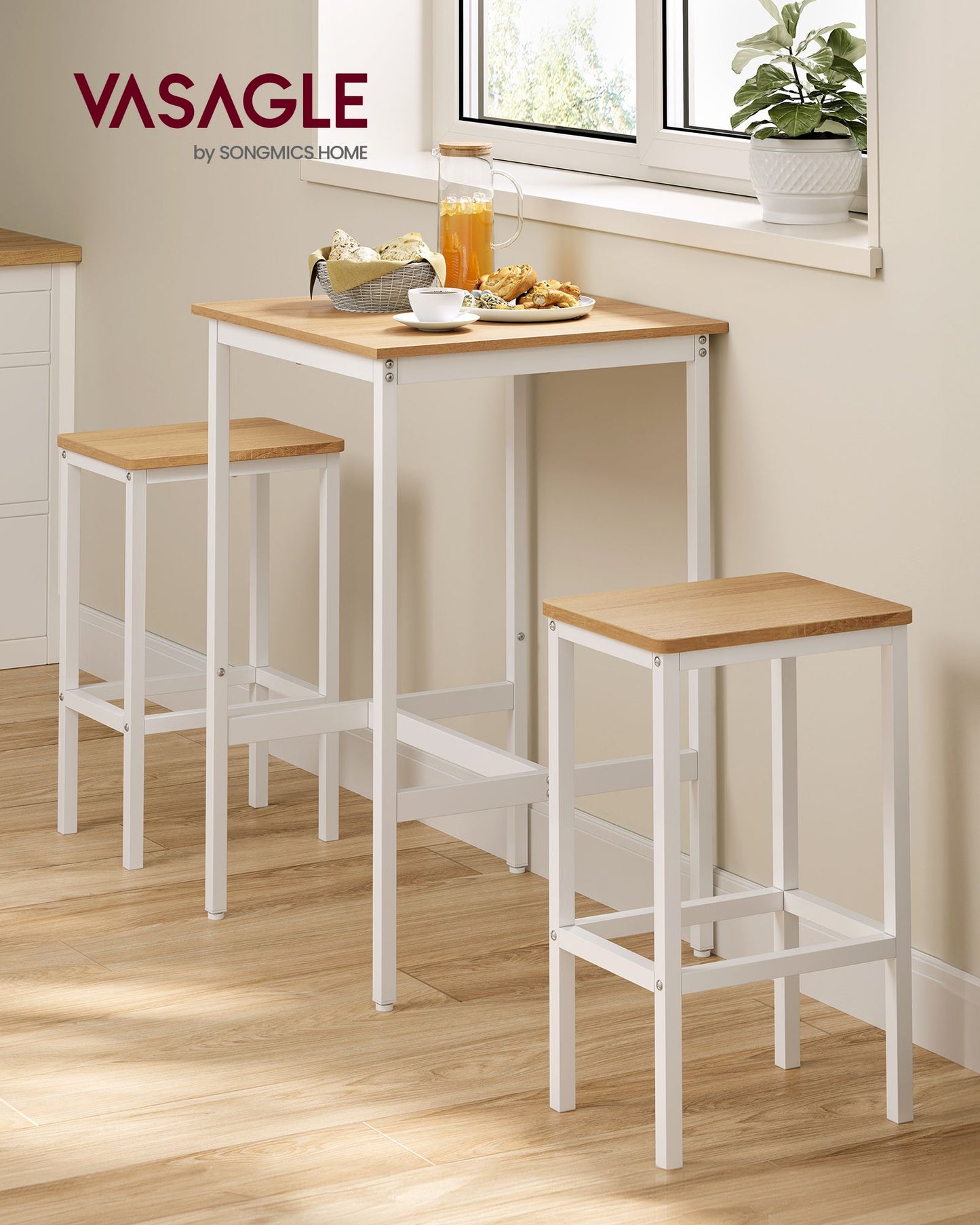 Bar Table and Chairs Set - HWLEXTRA 