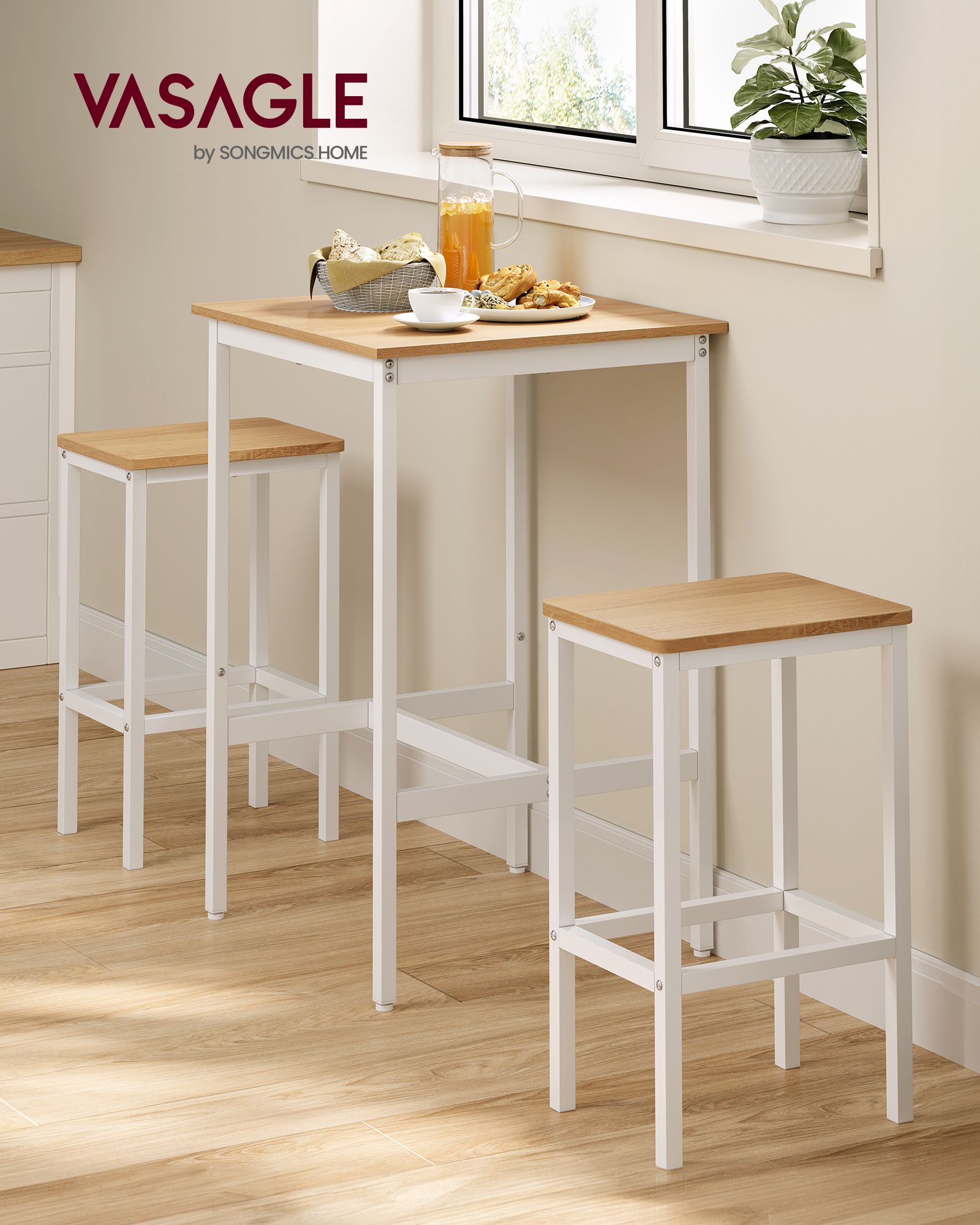 Bar Table and Chairs Set - HWLEXTRA 
