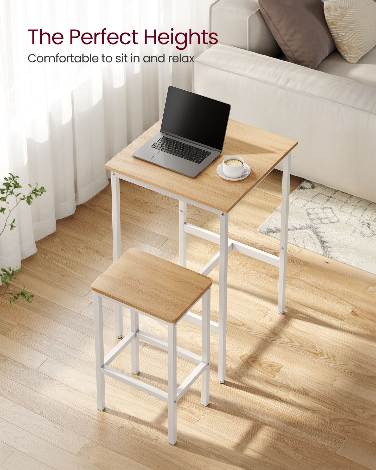 Bar Table and Chairs Set - HWLEXTRA 