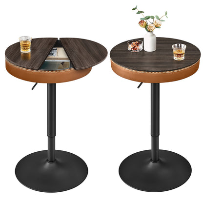 EKHO Collection - Height Adjustable Bar Table Set of 2