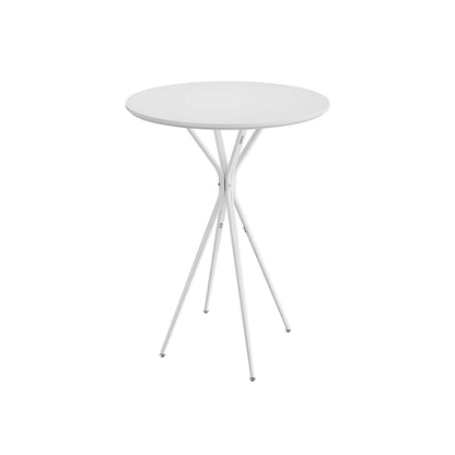 High Pub Table - Cloud White + Matte White